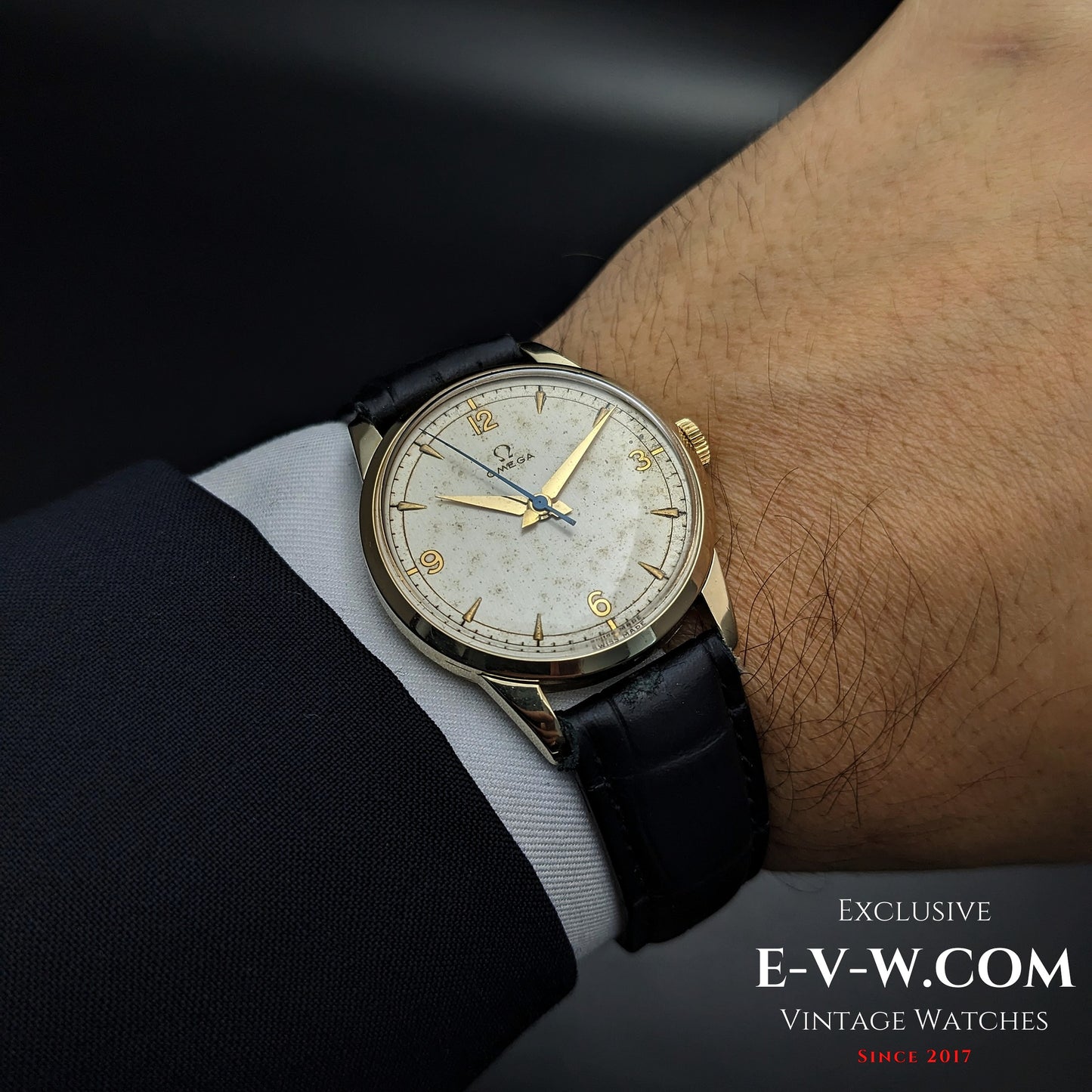 Omega Post-War-Classic/ Ref 2513-2 / Cal. 283 (30T2) / Wristwatch / 80 Microns Gold Plated / Serviced