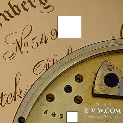 Early Antique 146 years old Patek Philippe 18K Rose Gold / Antique 1877 /Cal.18" Lever Escapement / Patek Philippe Archives