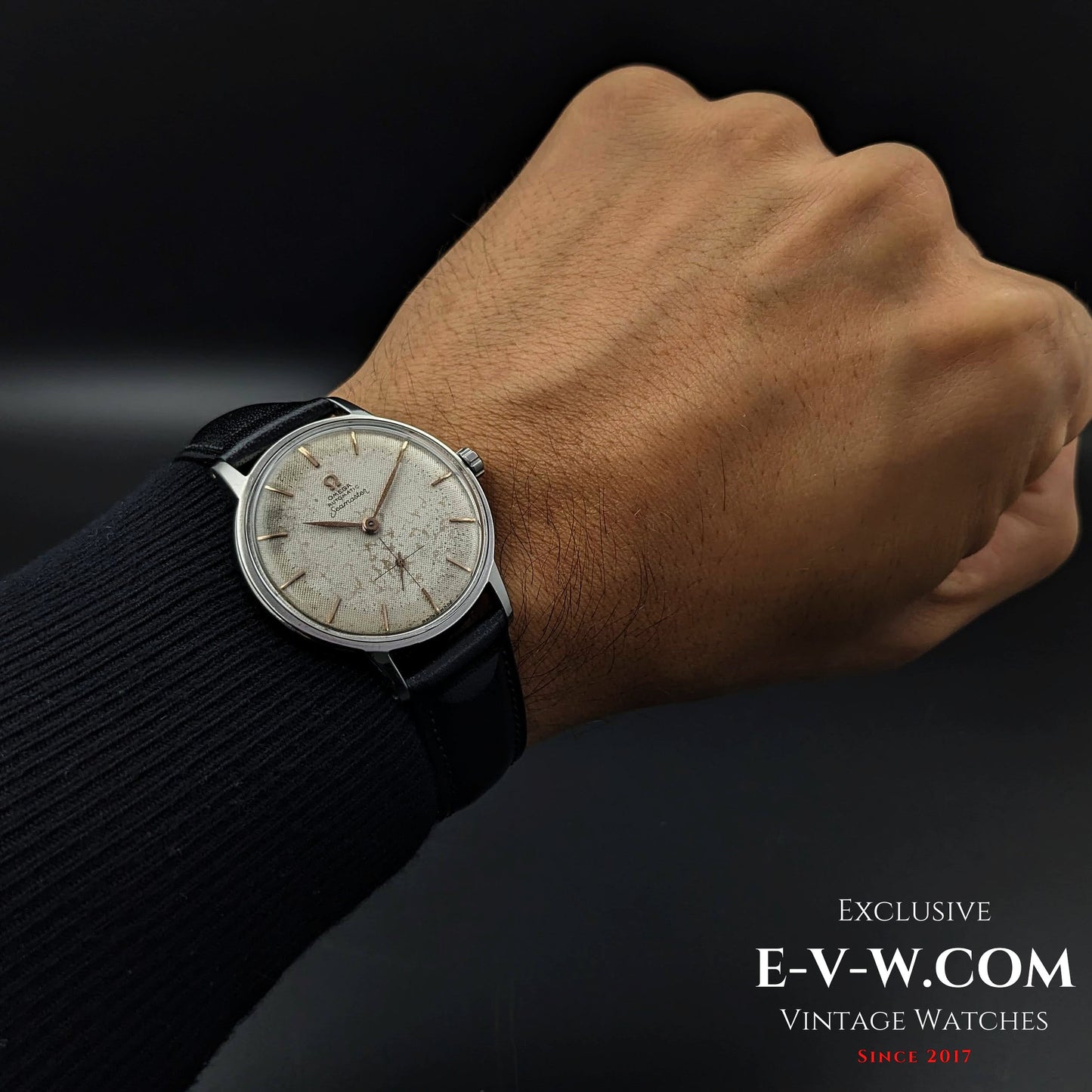 69 years old Omega Seamaster Automatic Bumper / Vintage 1954 / Ref 2807-1 / cal.332 /  Vintage Honeycomb Dial