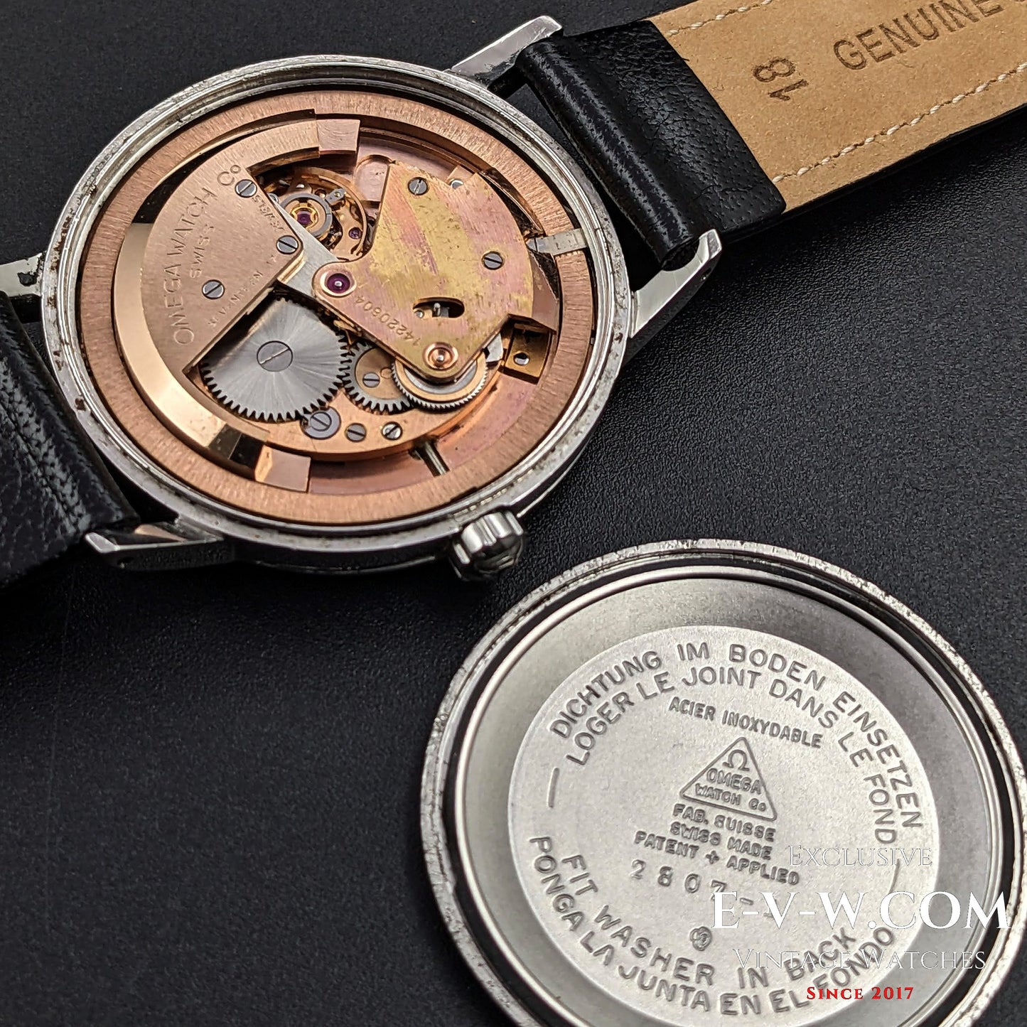 69 years old Omega Seamaster Automatic Bumper / Vintage 1954 / Ref 2807-1 / cal.332 /  Vintage Honeycomb Dial