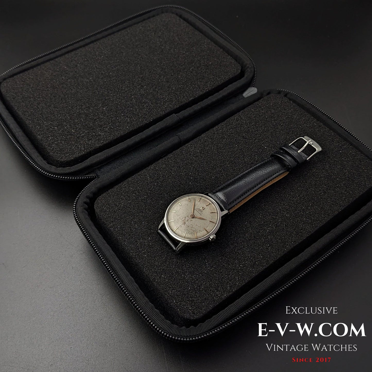 69 years old Omega Seamaster Automatic Bumper / Vintage 1954 / Ref 2807-1 / cal.332 /  Vintage Honeycomb Dial