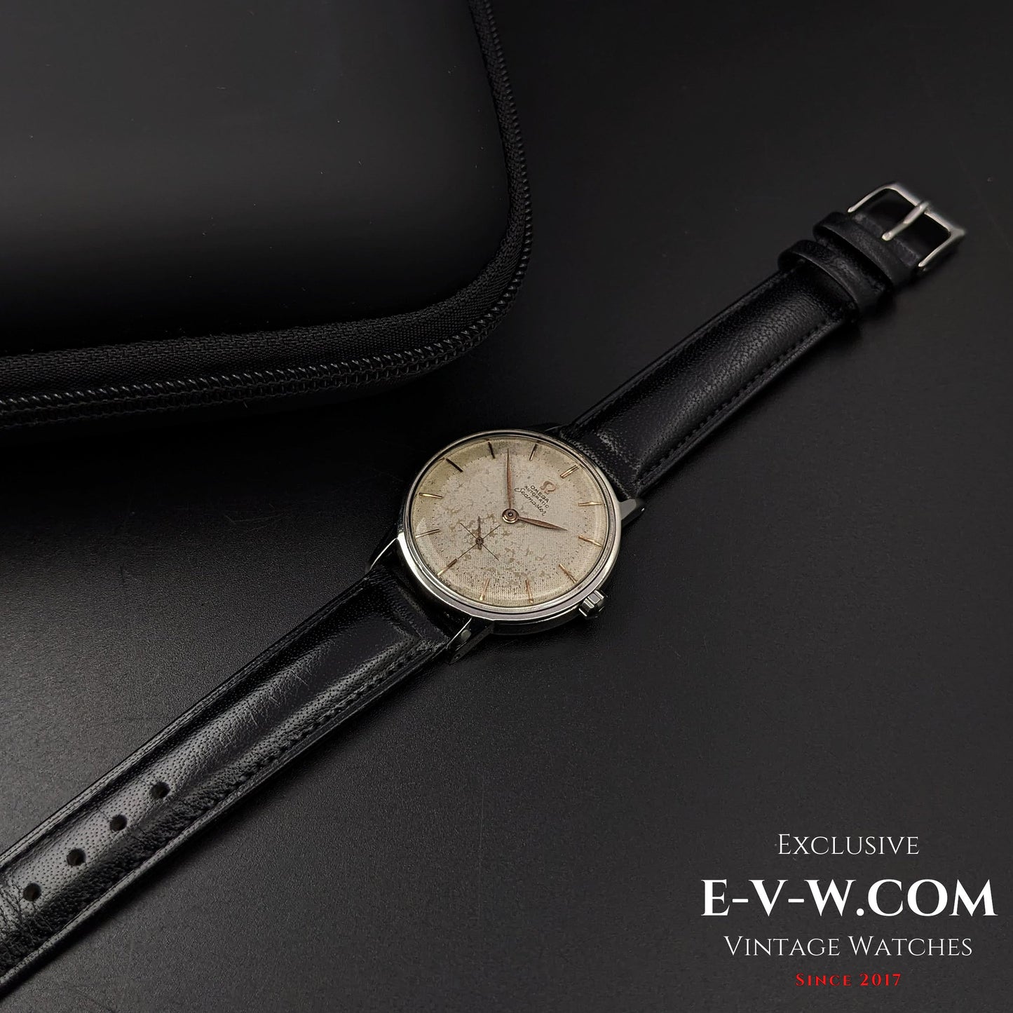 69 years old Omega Seamaster Automatic Bumper / Vintage 1954 / Ref 2807-1 / cal.332 /  Vintage Honeycomb Dial