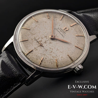 69 years old Omega Seamaster Automatic Bumper / Vintage 1954 / Ref 2807-1 / cal.332 /  Vintage Honeycomb Dial