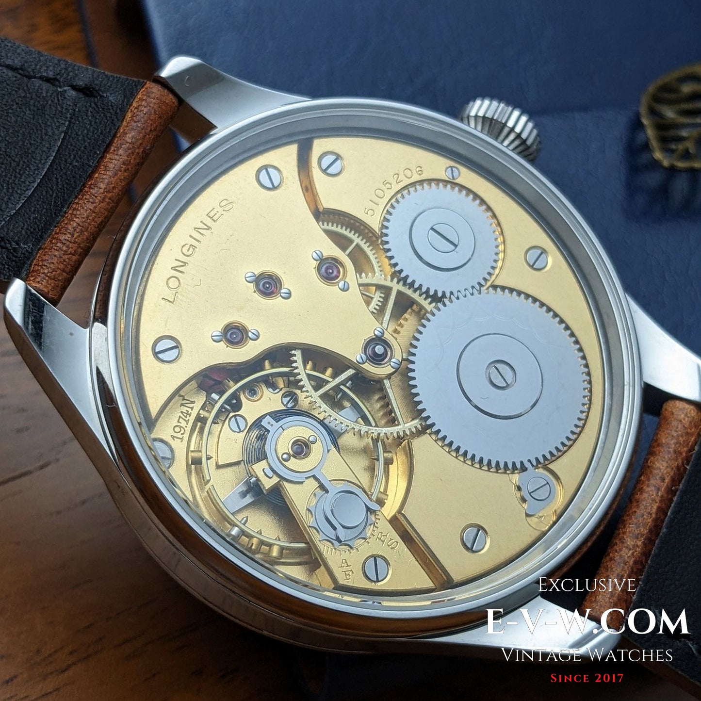 109 Years Old Antique Longines Jumbo / Pocket Watch Movement / Cal. 19.74N / Antique 1916