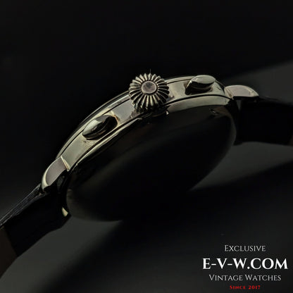 Eberhard & Co. SUISSE Chronographe Jumbo /925 Silber / Ref.310-8 31008 / Cal. 14