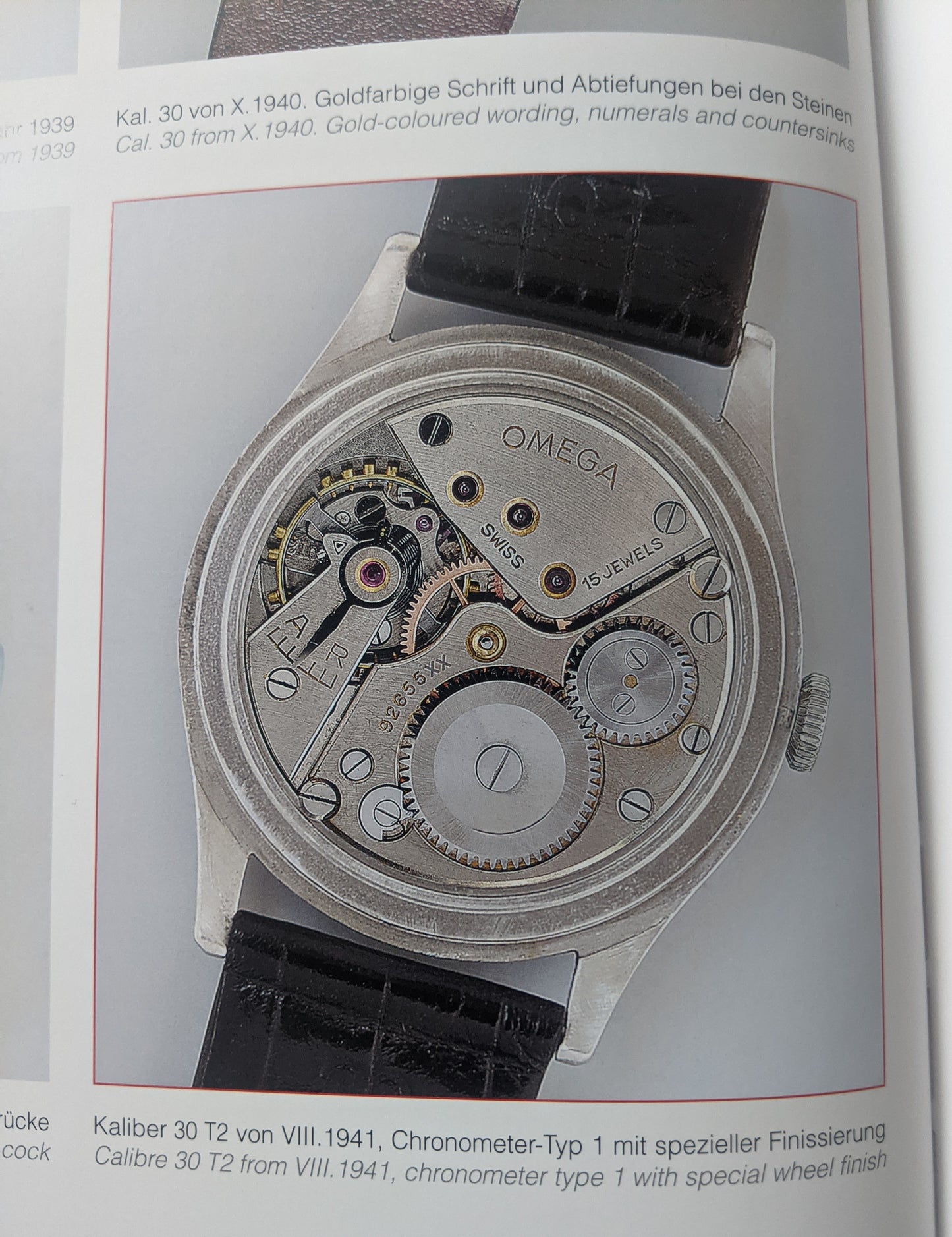 Omega Jumbo mit blauem Zifferblatt / Ref. 2272-3 / Kal. 30T2 / Vintage 1944