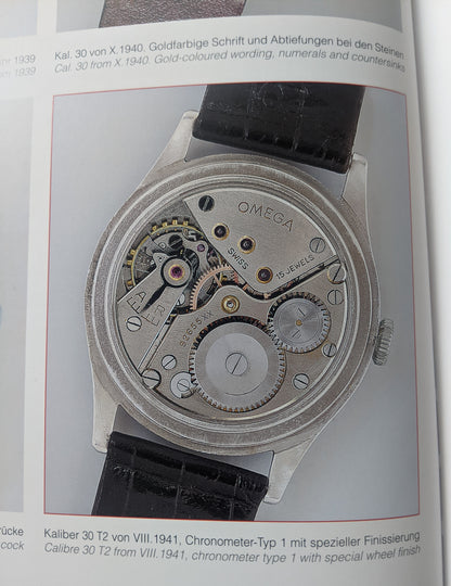 Omega Jumbo mit blauem Zifferblatt / Ref. 2272-3 / Kal. 30T2 / Vintage 1944