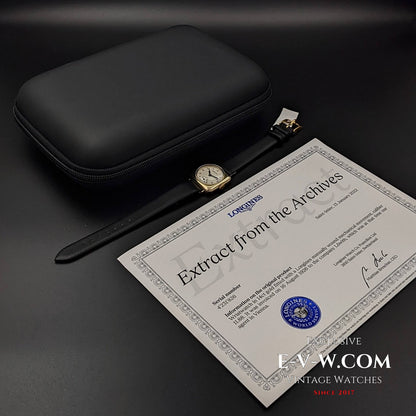 Longines Antique Art Deco 14k Gold from 1926 / Extract from the Longines Archives / Fully Serviced