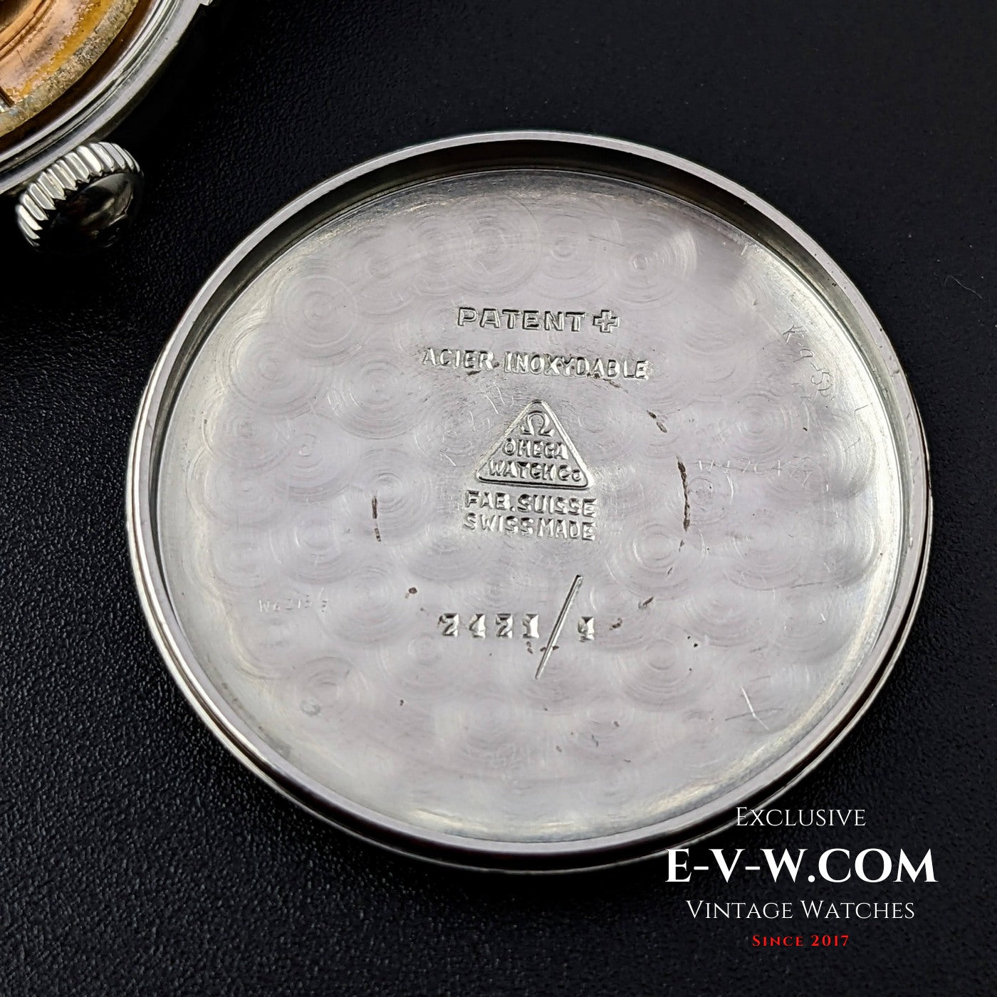 Very Rare frist bumper caliber Omega Automatic 28.10RA PC / Ref 2421 4 / Fancy lugs / Vintage 1944 / Fully Serviced