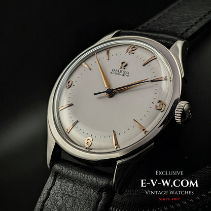 Very Rare frist bumper caliber Omega Automatic 28.10RA PC / Ref 2421 4 / Fancy lugs / Vintage 1944 / Fully Serviced