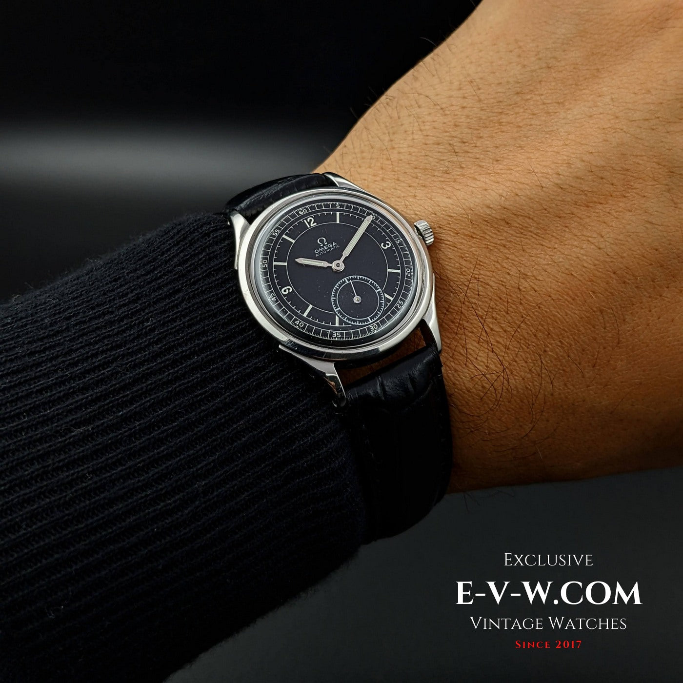 Omega Automatic / Black Dial  - Cal 28.10RA PC - Ref.2375/1