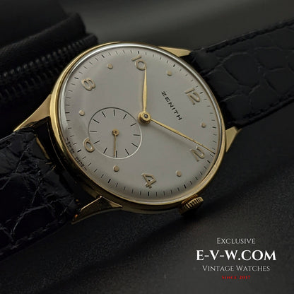 Unique Zenith 18K Gold / Cal 106 /  Vintage 1949 / Fully Serviced