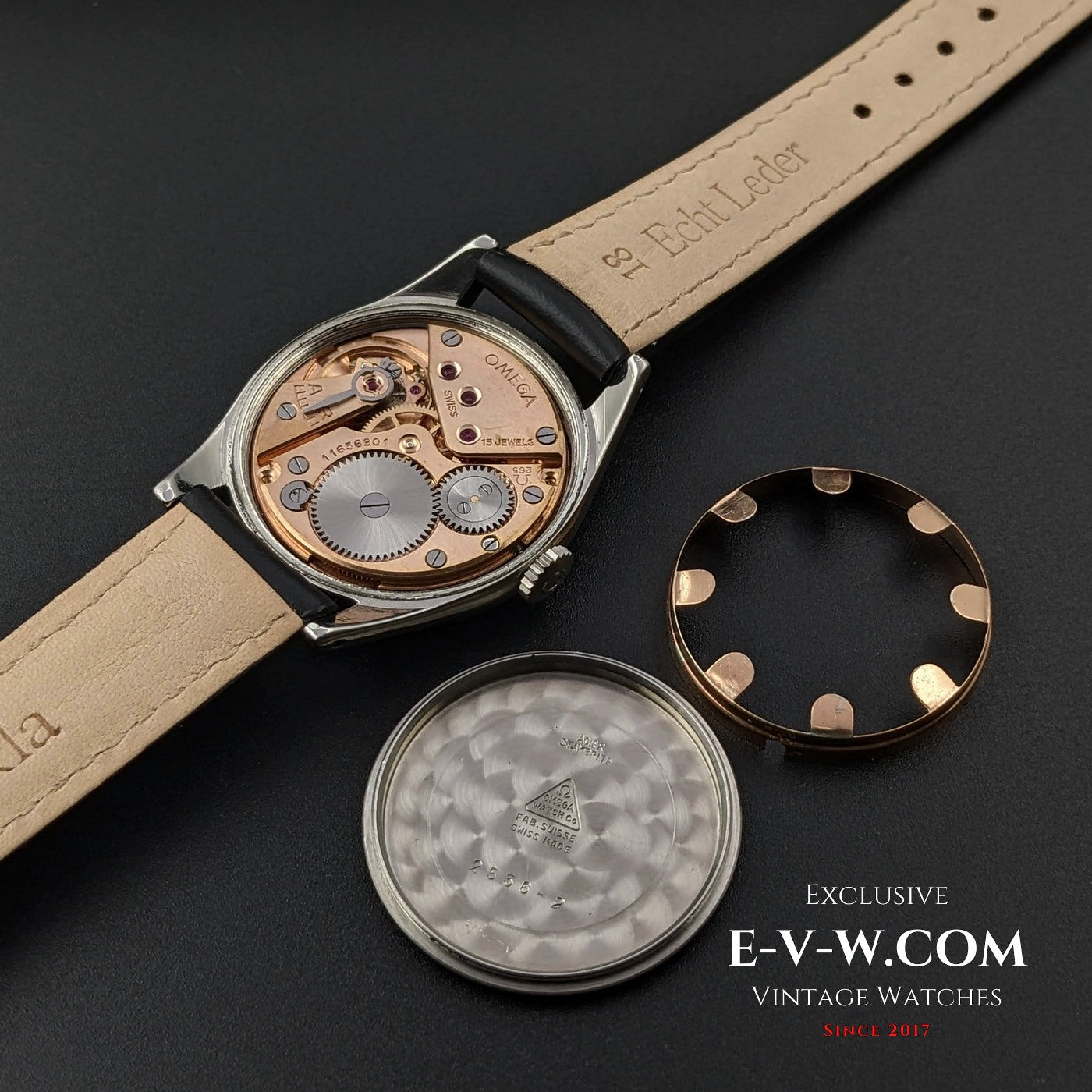 Omega rare honey comb dial / Ref 2536-2 / cal. 265 (30T2) / Fully Serviced