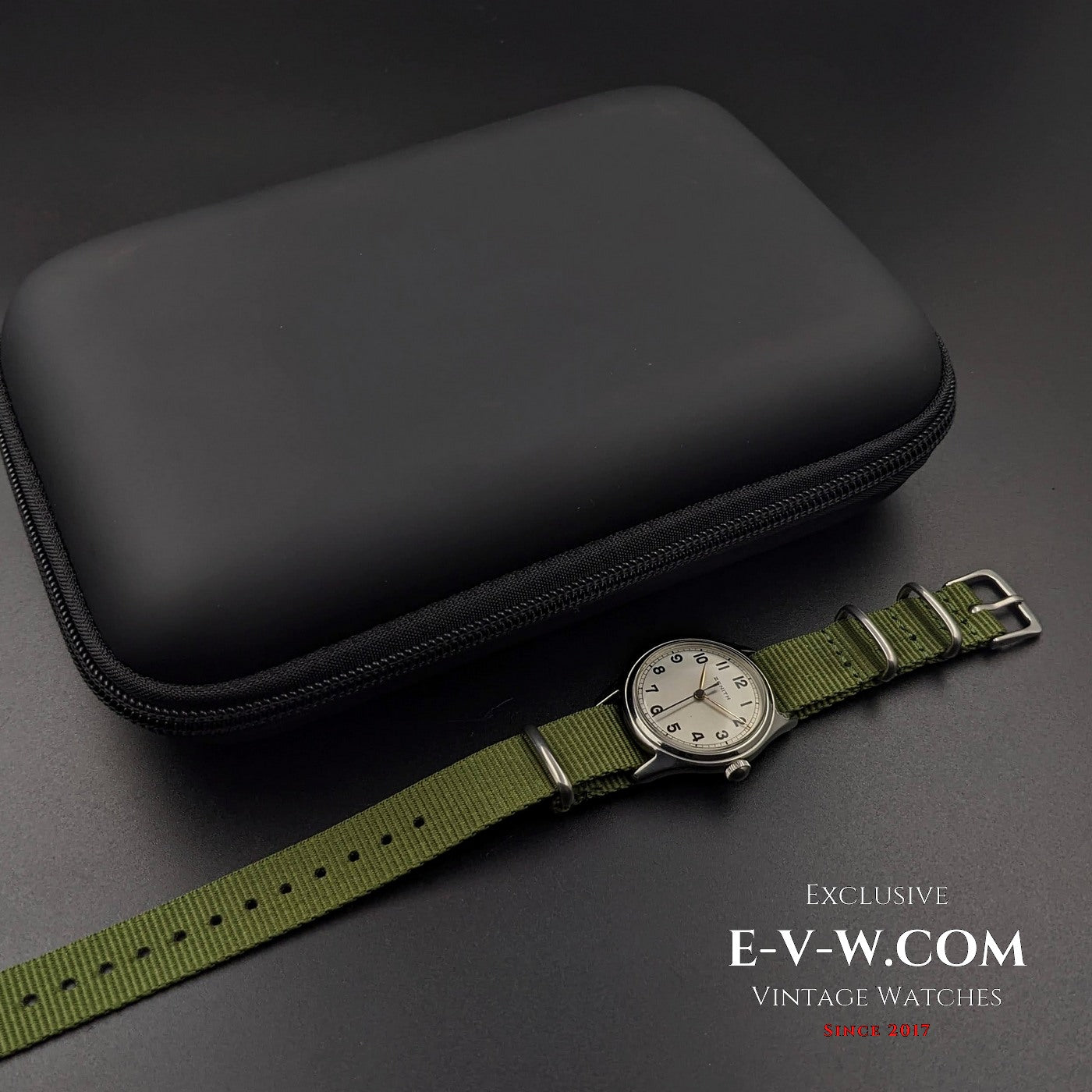 Zenith Military Design / Cal. 160-50-6 / Vintage 1950s / Fully Serviced