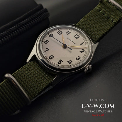 Zenith Military Design / Cal. 160-50-6 / Vintage 1950s / Fully Serviced