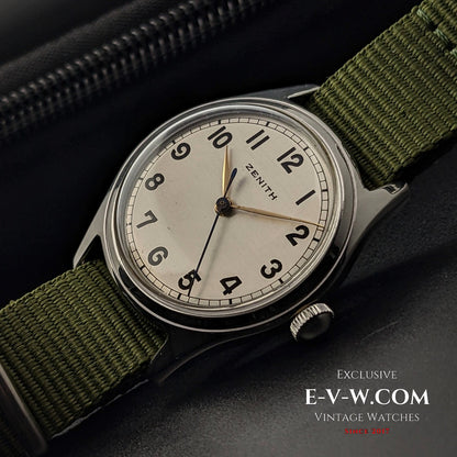 Zenith Military Design / Cal. 160-50-6 / Vintage 1950s / Fully Serviced