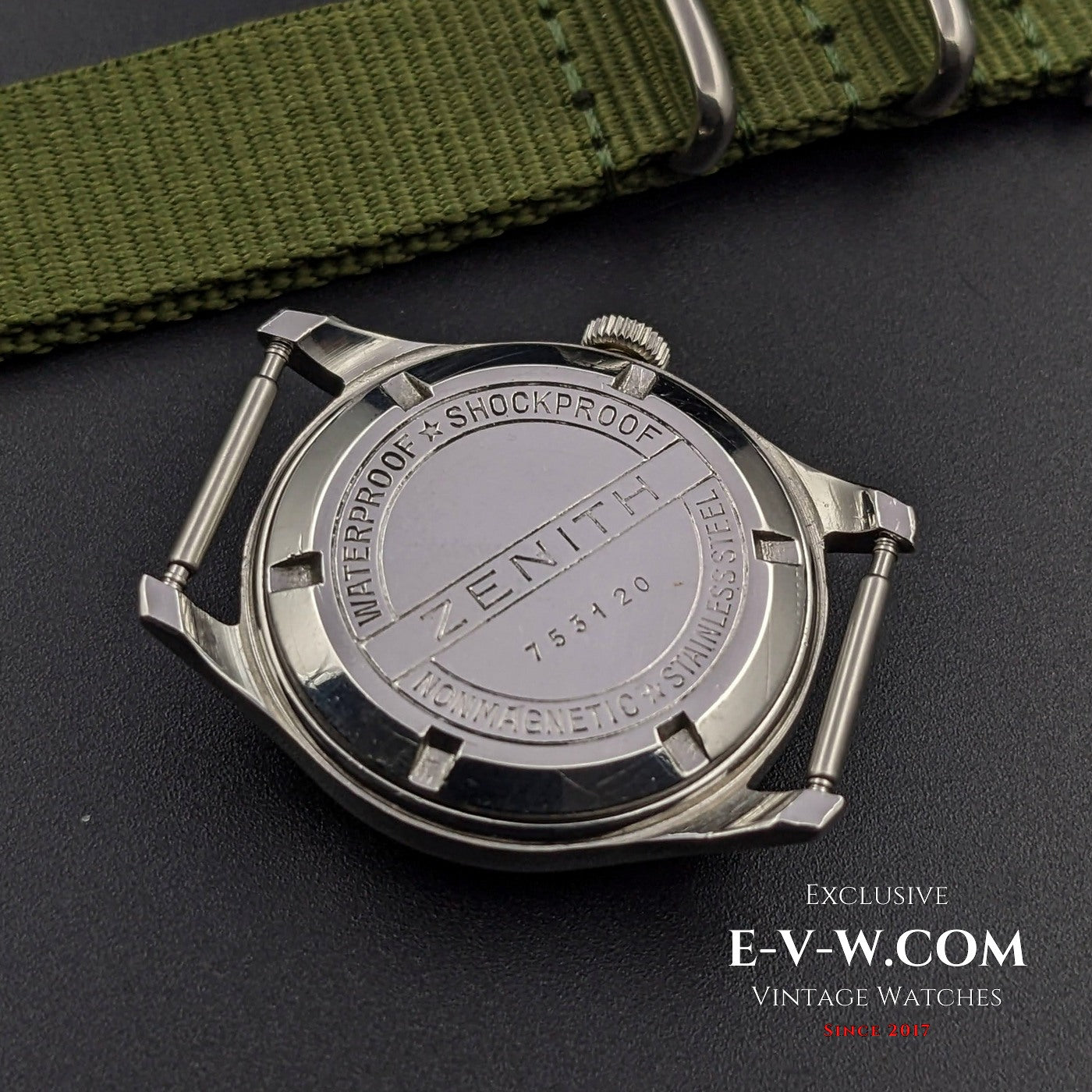 Zenith Military Design / Cal. 160-50-6 / Vintage 1950s / Fully Serviced