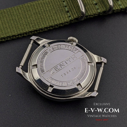 Zenith Military Design / Cal. 160-50-6 / Vintage 1950s / Fully Serviced
