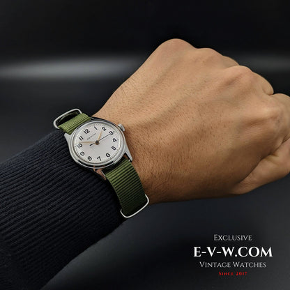 Zenith Military Design / Cal. 160-50-6 / Vintage 1950s / Fully Serviced