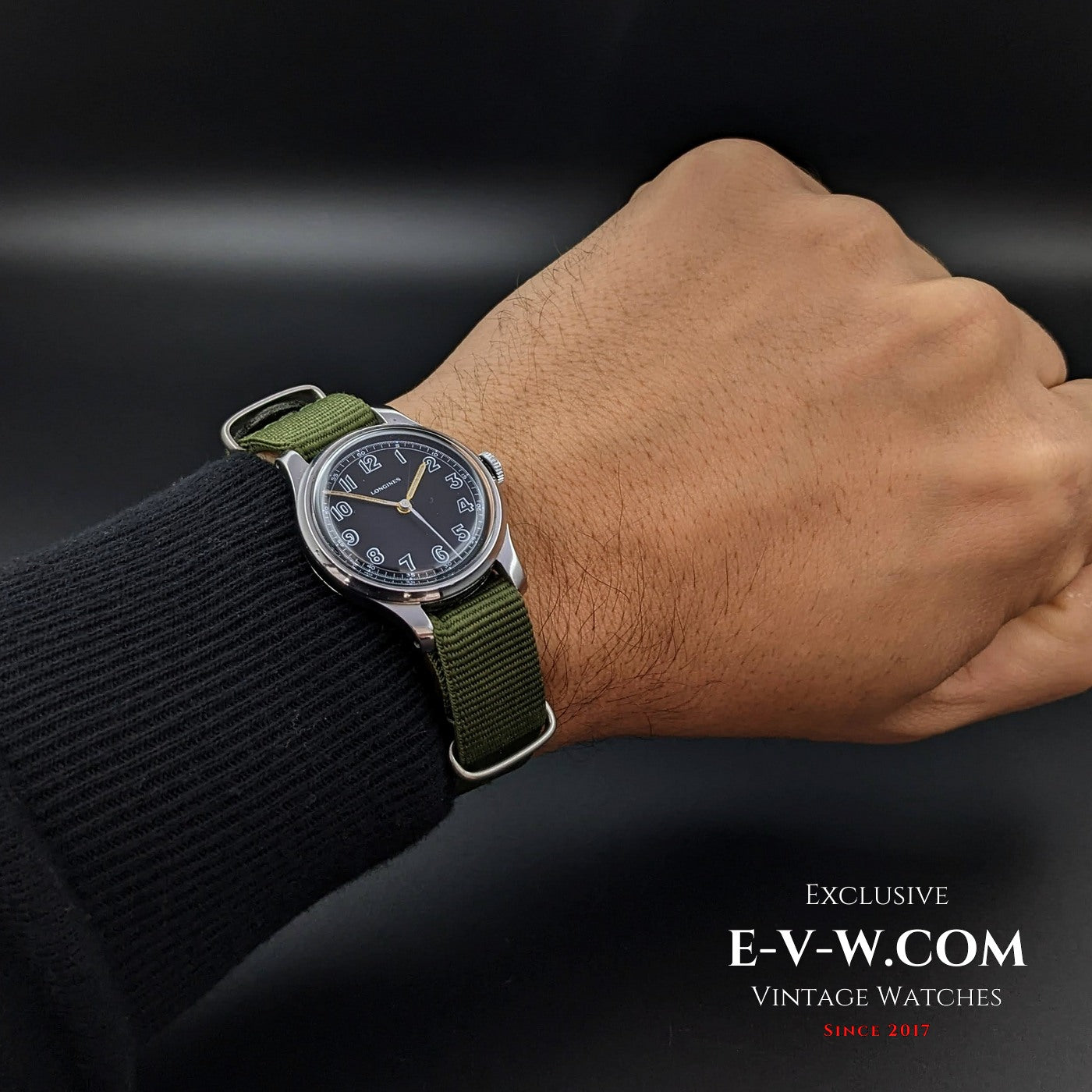 Longines Military WWII / Vintage 1940s / cal.12.68N / Fully Serviced