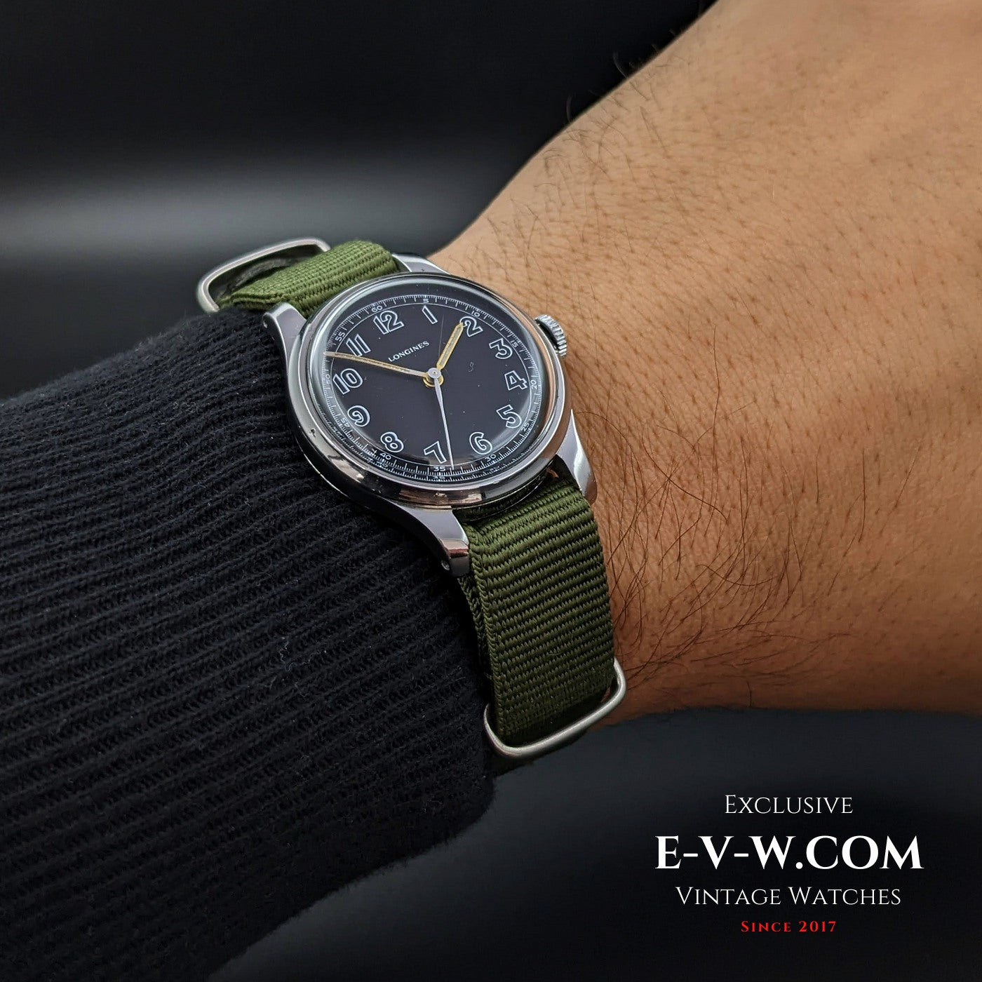 Longines Military WWII / Vintage 1940s / cal.12.68N / Fully Serviced