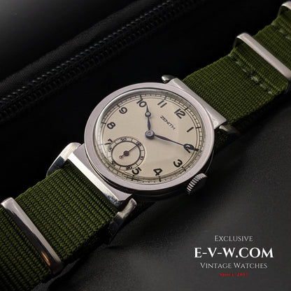 Zenith Military WWII / cal. 12-4 / Vintage 1938 Fully Serviced