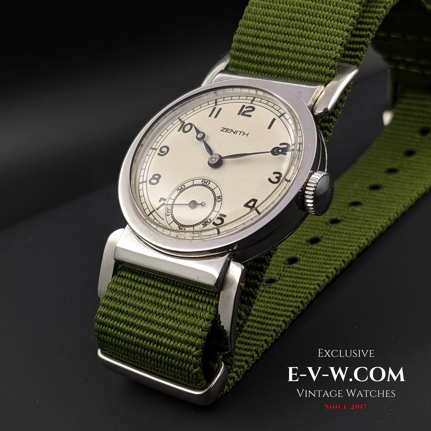 Zenith Military WWII / cal. 12-4 / Vintage 1938 Fully Serviced