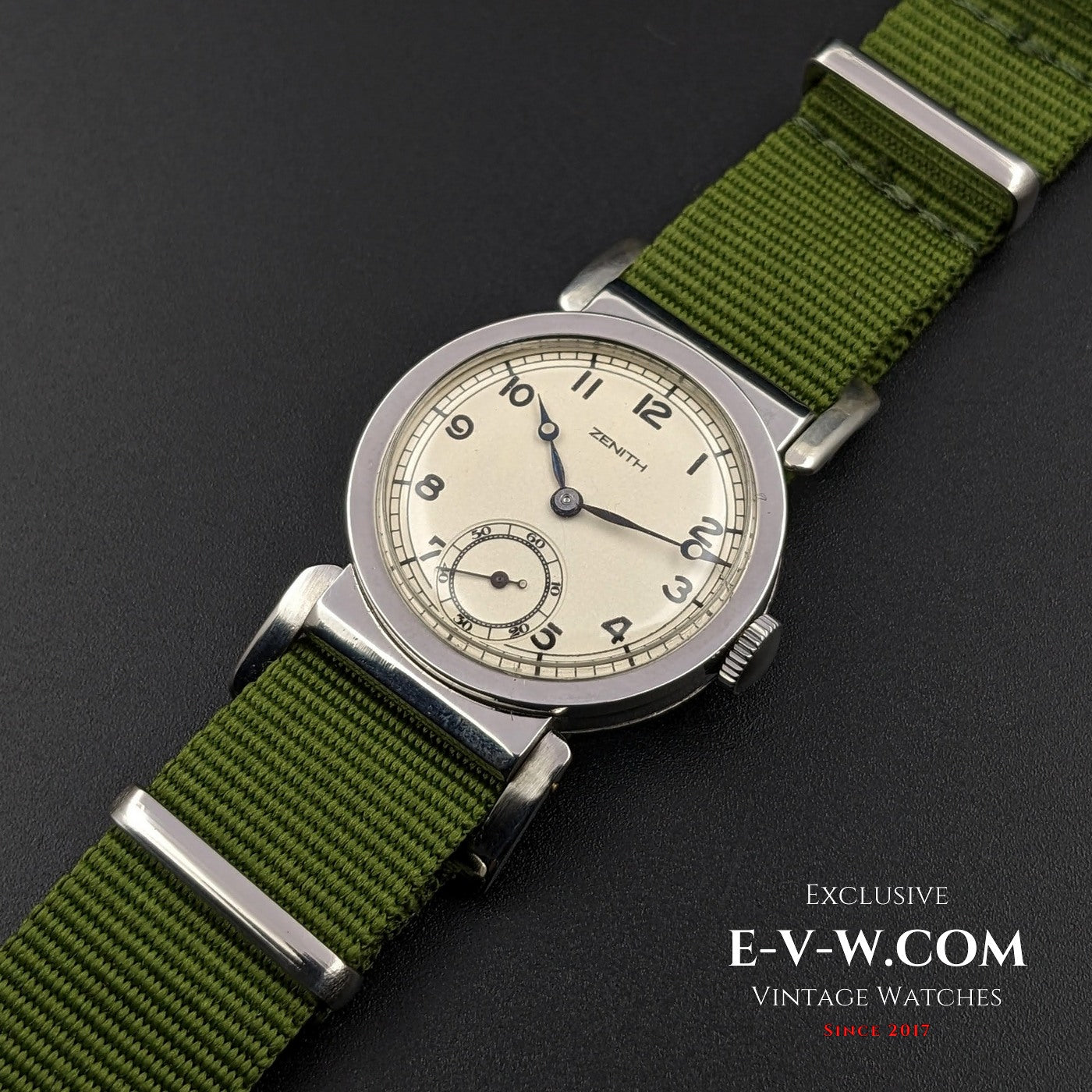 Zenith Military WWII / cal. 12-4 / Vintage 1938 Fully Serviced