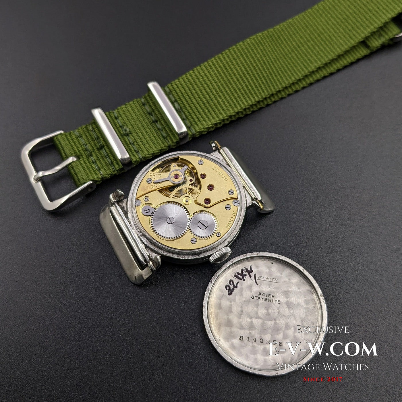 Zenith Military WWII / cal. 12-4 / Vintage 1938 Fully Serviced