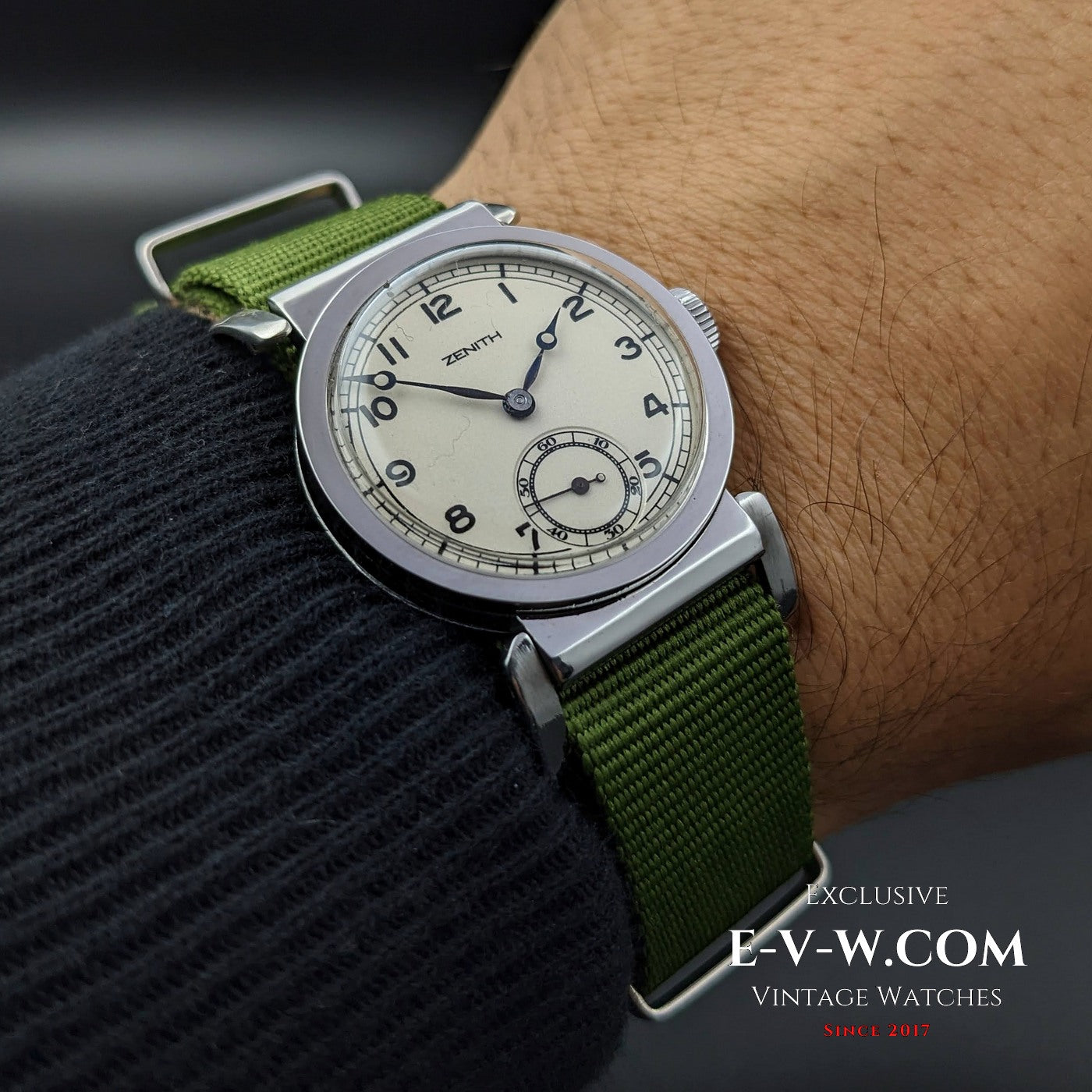 Zenith Military WWII / cal. 12-4 / Vintage 1938 Fully Serviced