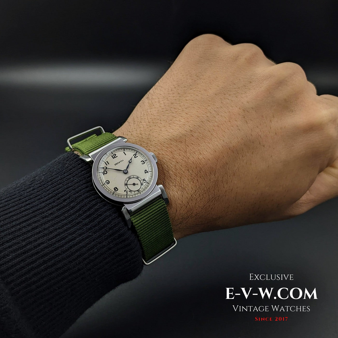 Zenith Military WWII / cal. 12-4 / Vintage 1938