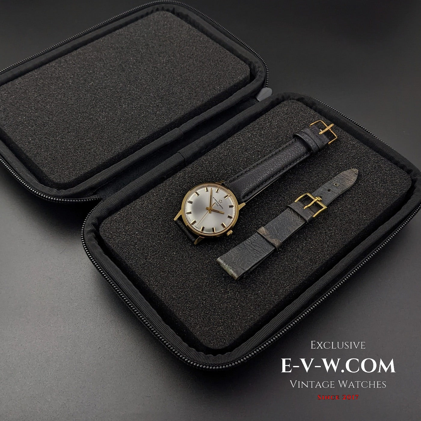 Vintage 1960's Eterna Matic 1000 Automatic with original sticker