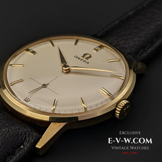 Omega 14K Solid Gold / Rare Vintage 1961 / cal. 268