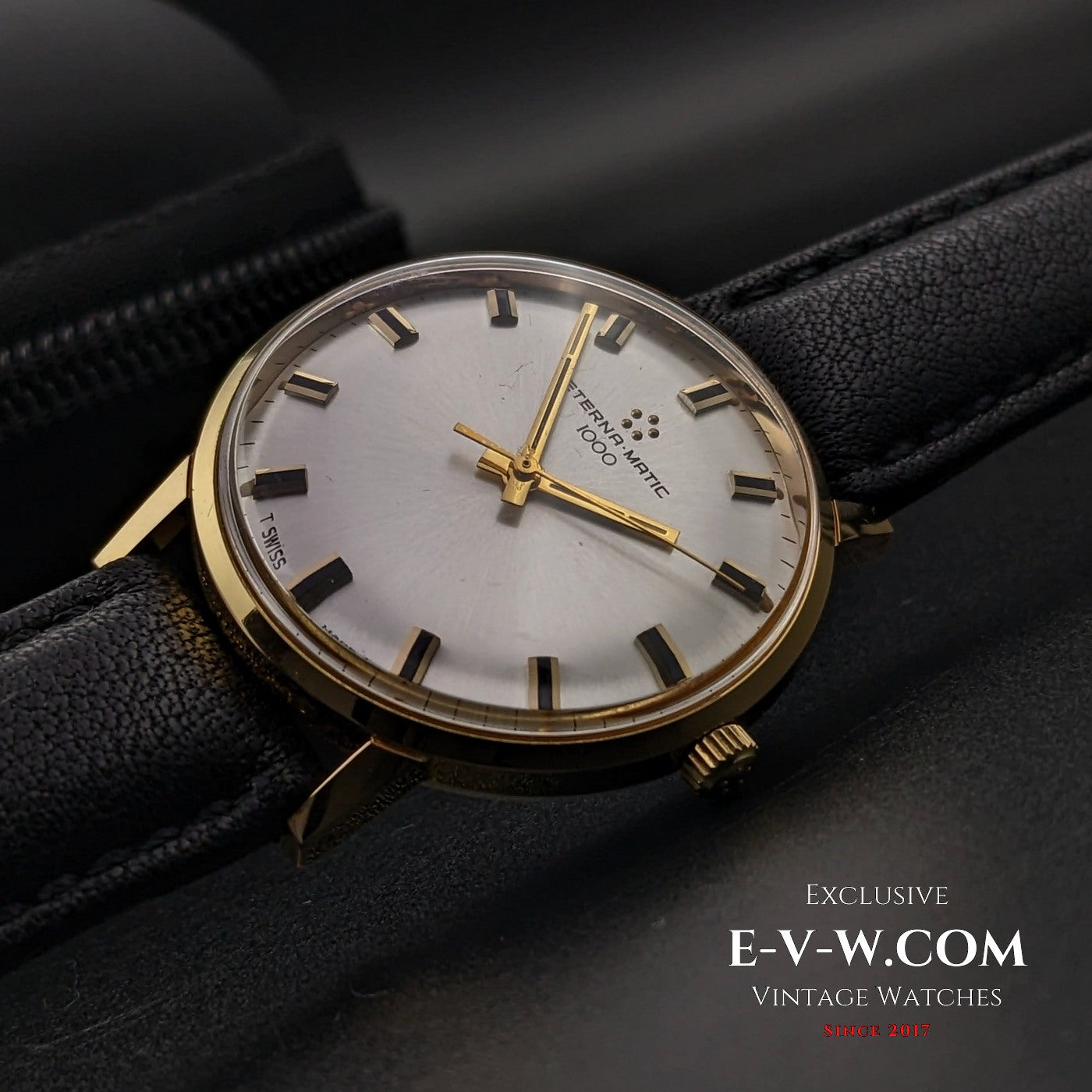Vintage 1960's Eterna Matic 1000 Automatic with original sticker