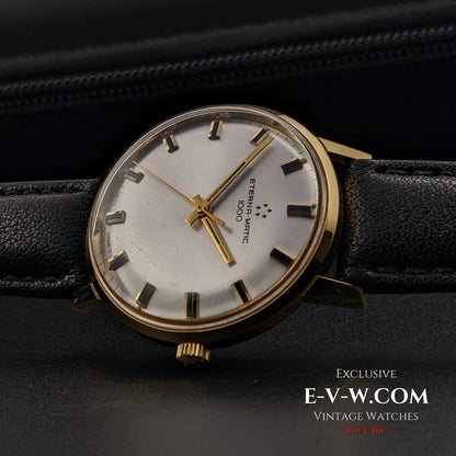 Vintage 1960's Eterna Matic 1000 Automatic with original sticker