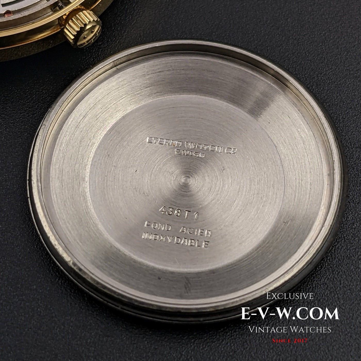 Vintage 1960's Eterna Matic 1000 Automatic with original sticker