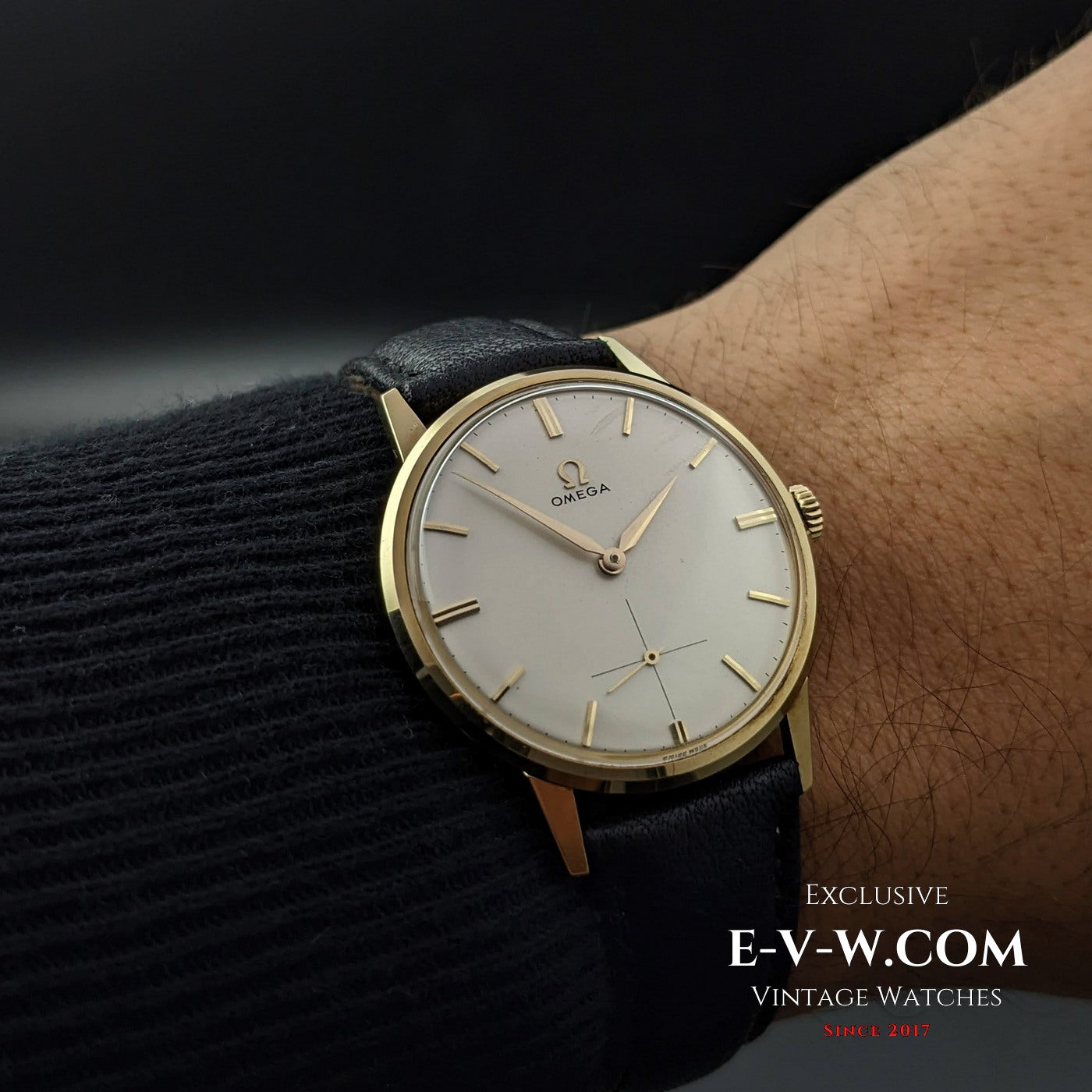 Omega 14K Solid Gold / Rare Vintage 1961 / cal. 268