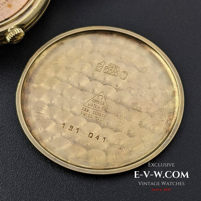 Omega Unique / 14 Karat Massivgold / Ref. 131.041 / Seltene Vintage-Uhr von 1970 / Vollständig gewartet