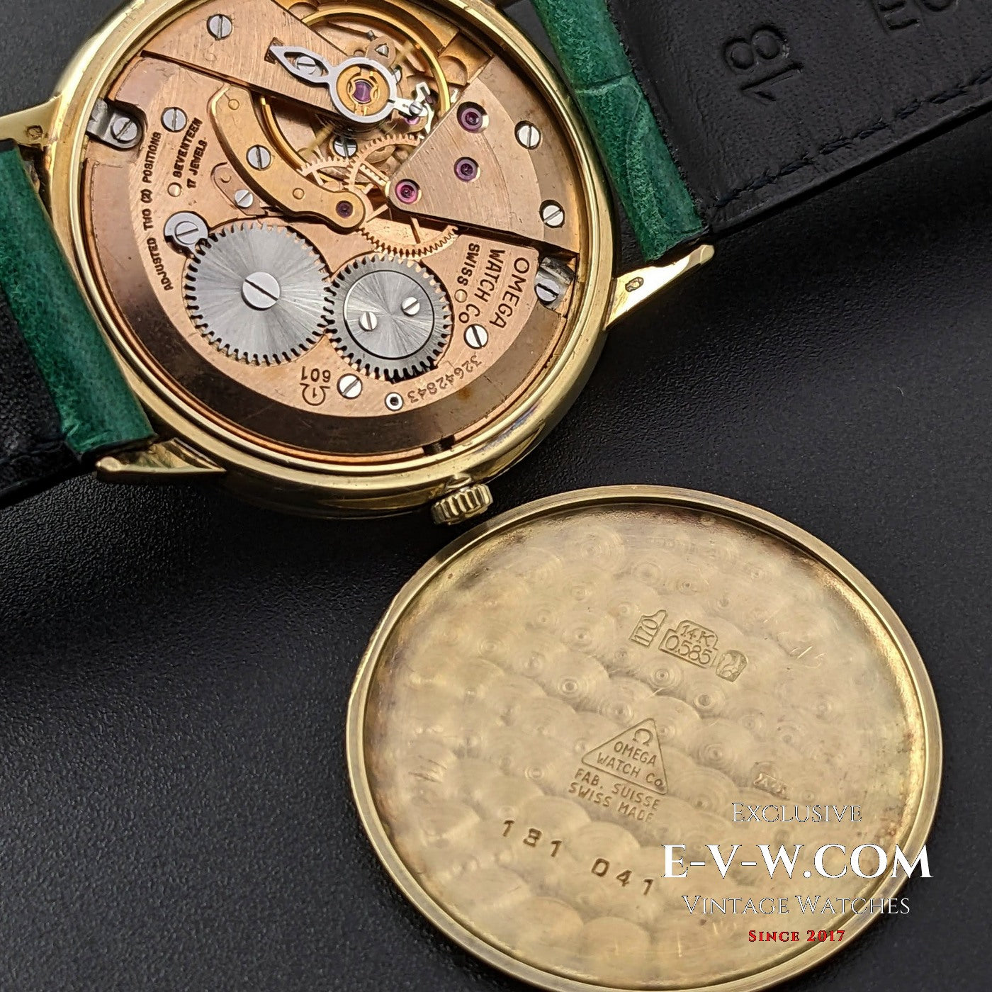 Omega Unique / 14 Karat Massivgold / Ref. 131.041 / Seltene Vintage-Uhr von 1970 / Vollständig gewartet