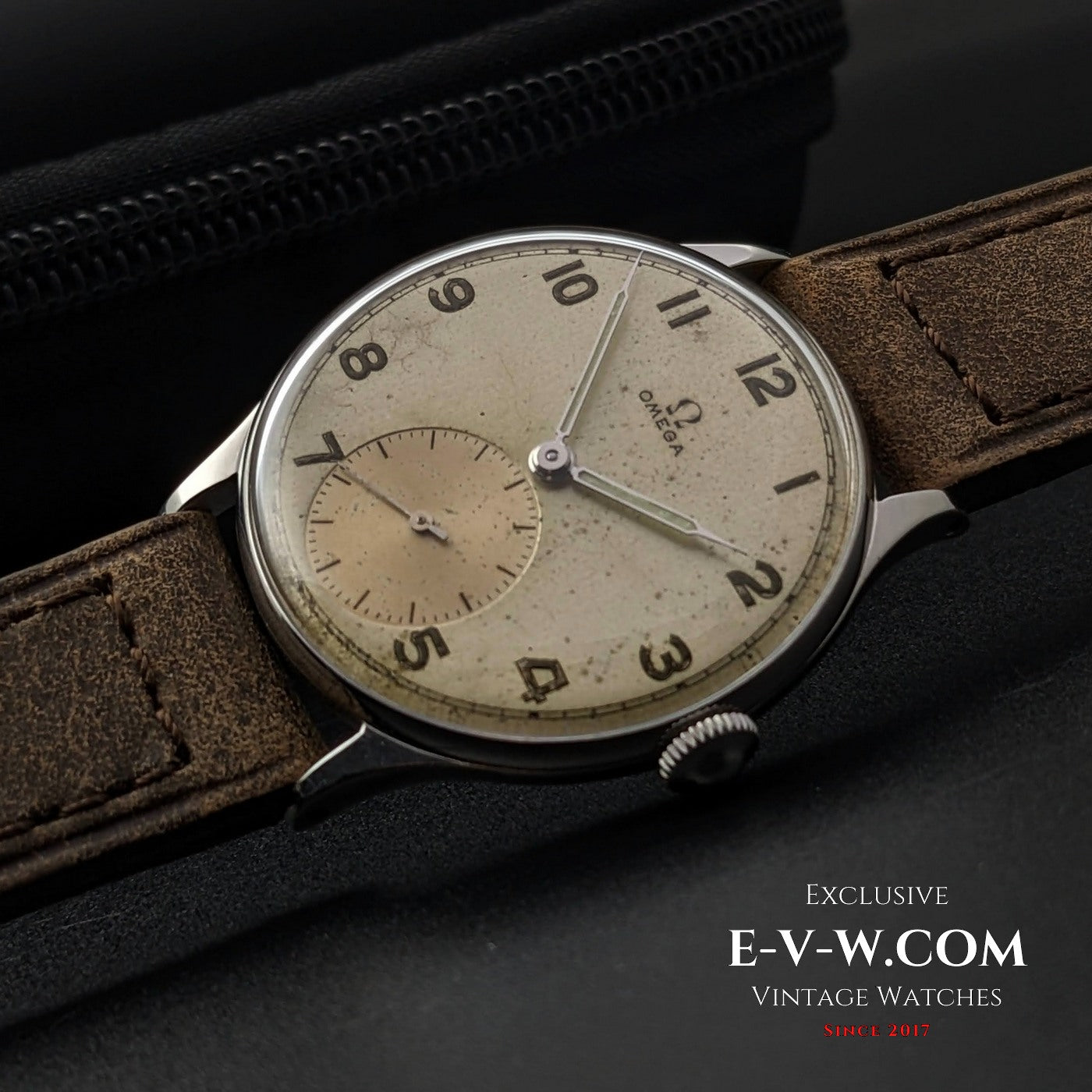 Omega WWII / Kal. 30T2 / Vintage 1944 / Ref. 2317-6 / Generalüberholt 