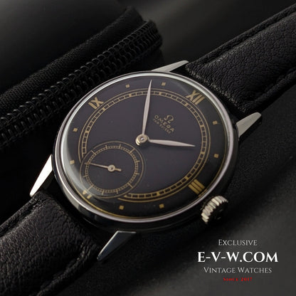 Omega Fab Suisse WWII / Cal 30T2 / Black Dial / Vintage 1944 / Fully Serviced