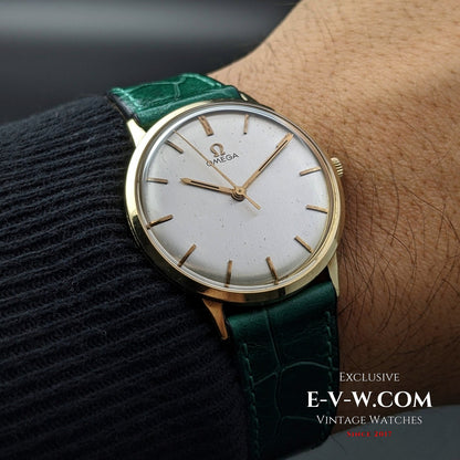 Omega Unique / 14 Karat Massivgold / Ref. 131.041 / Seltene Vintage-Uhr von 1970 / Vollständig gewartet