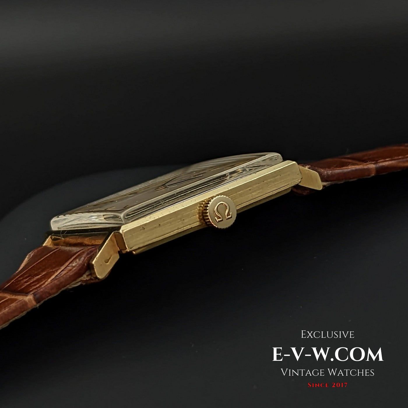 Omega Unique Square / 18 Karat Massivgold / Vintage 1965 / Komplett gewartet