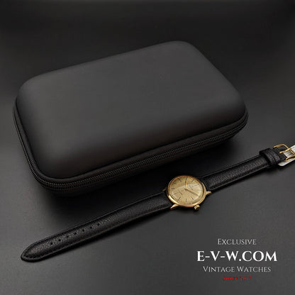 Zenith Unique 18k Sold Gold / Guilloche Dial / Cal 2531 / Vintage 1960s / Fully Serviced