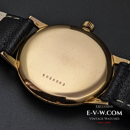 Zenith Unique 18k Sold Gold / Guilloche Dial / Cal 2531 / Vintage 1960s / Fully Serviced