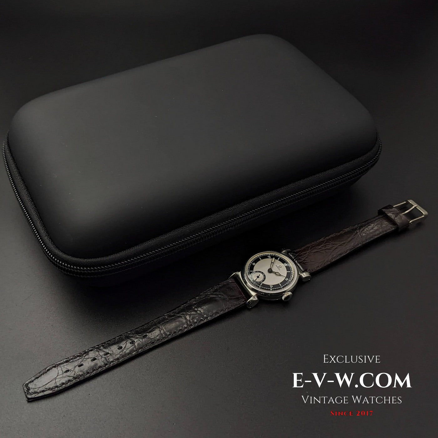 Omega Rare Vintage 1935 Scarab Art Deco / Bullseye dial / cal 26.5 SOB T2 / Fully Serviced