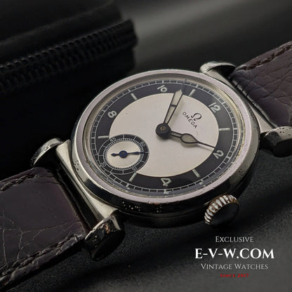 Omega Rare Vintage 1935 Scarab Art Deco / Bullseye dial / cal 26.5 SOB T2 / Fully Serviced