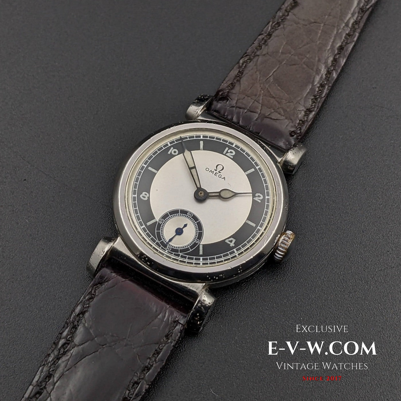 Omega Rare Vintage 1935 Scarab Art Deco / Bullseye dial / cal 26.5 SOB T2 / Fully Serviced