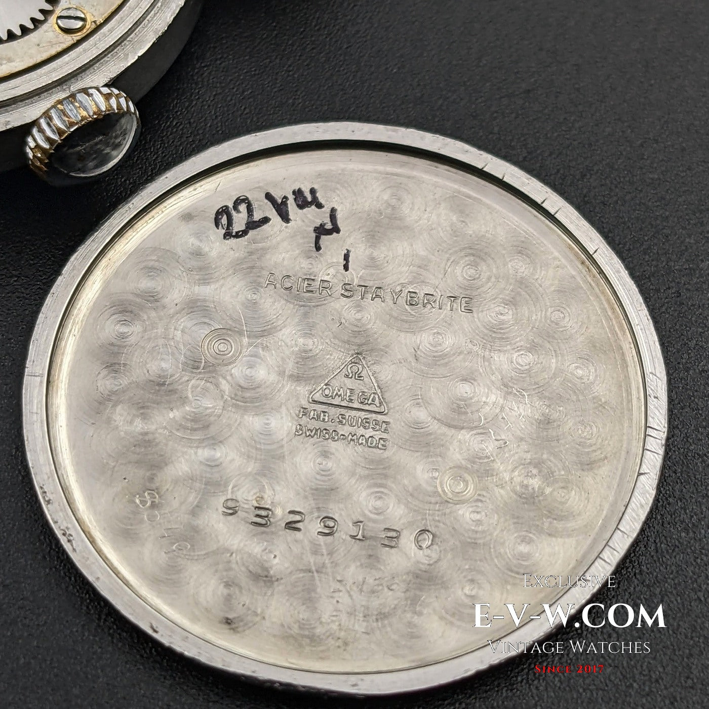 Omega Rare Vintage 1935 Scarab Art Deco / Bullseye dial / cal 26.5 SOB T2 / Fully Serviced