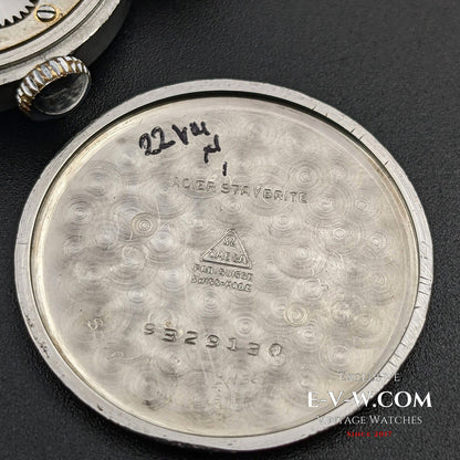 Omega Rare Vintage 1935 Scarab Art Deco / Bullseye dial / cal 26.5 SOB T2 / Fully Serviced